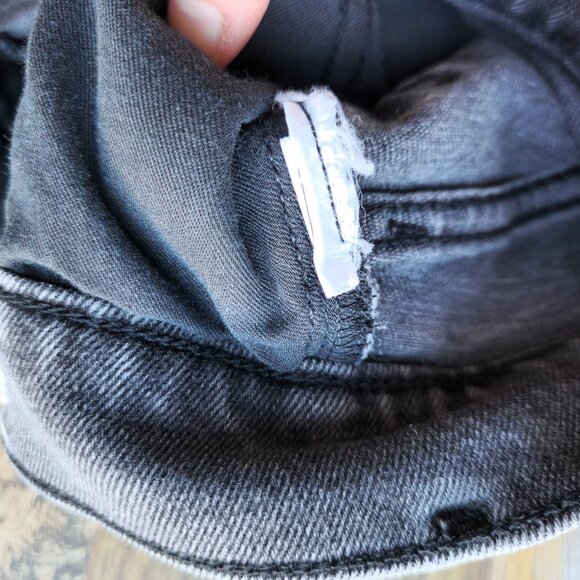 Madewell The Perfect Vintage Jeans High Rise Stretch Lunar Wash Black - Picture 7 of 10